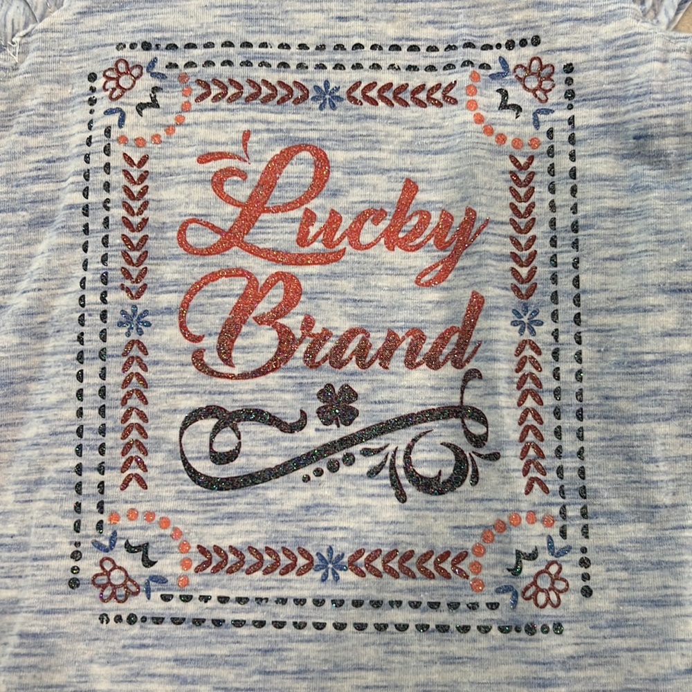 Lucky Brand Tee Girls 3T like new - Picture 2 of 6